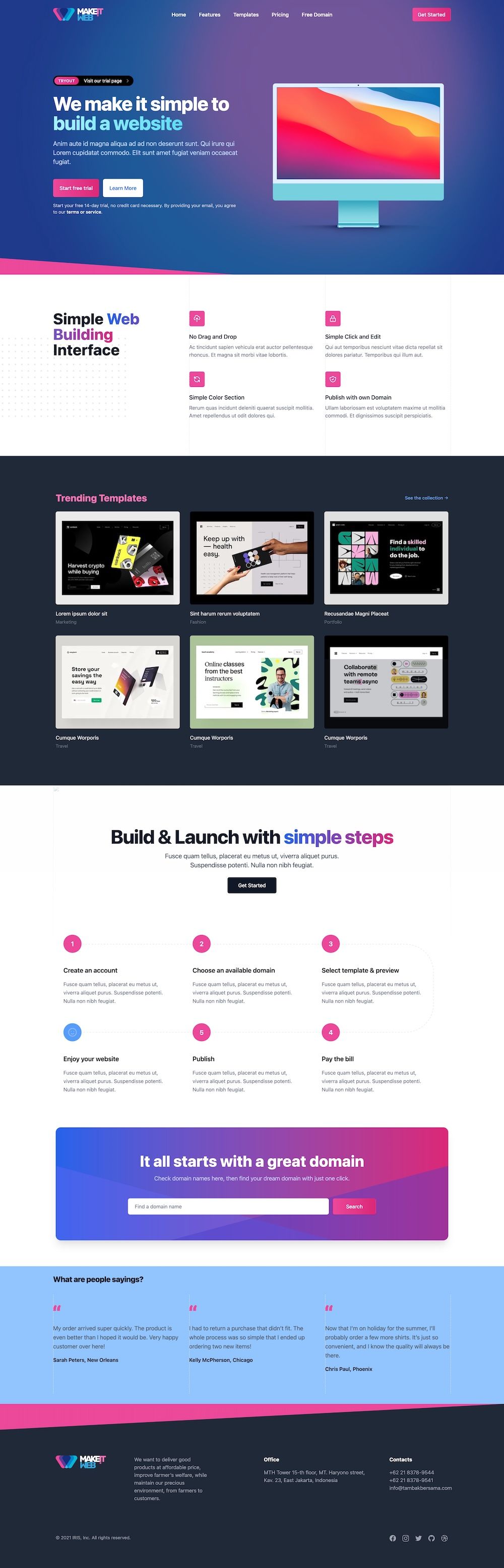 MakeItWeb Website