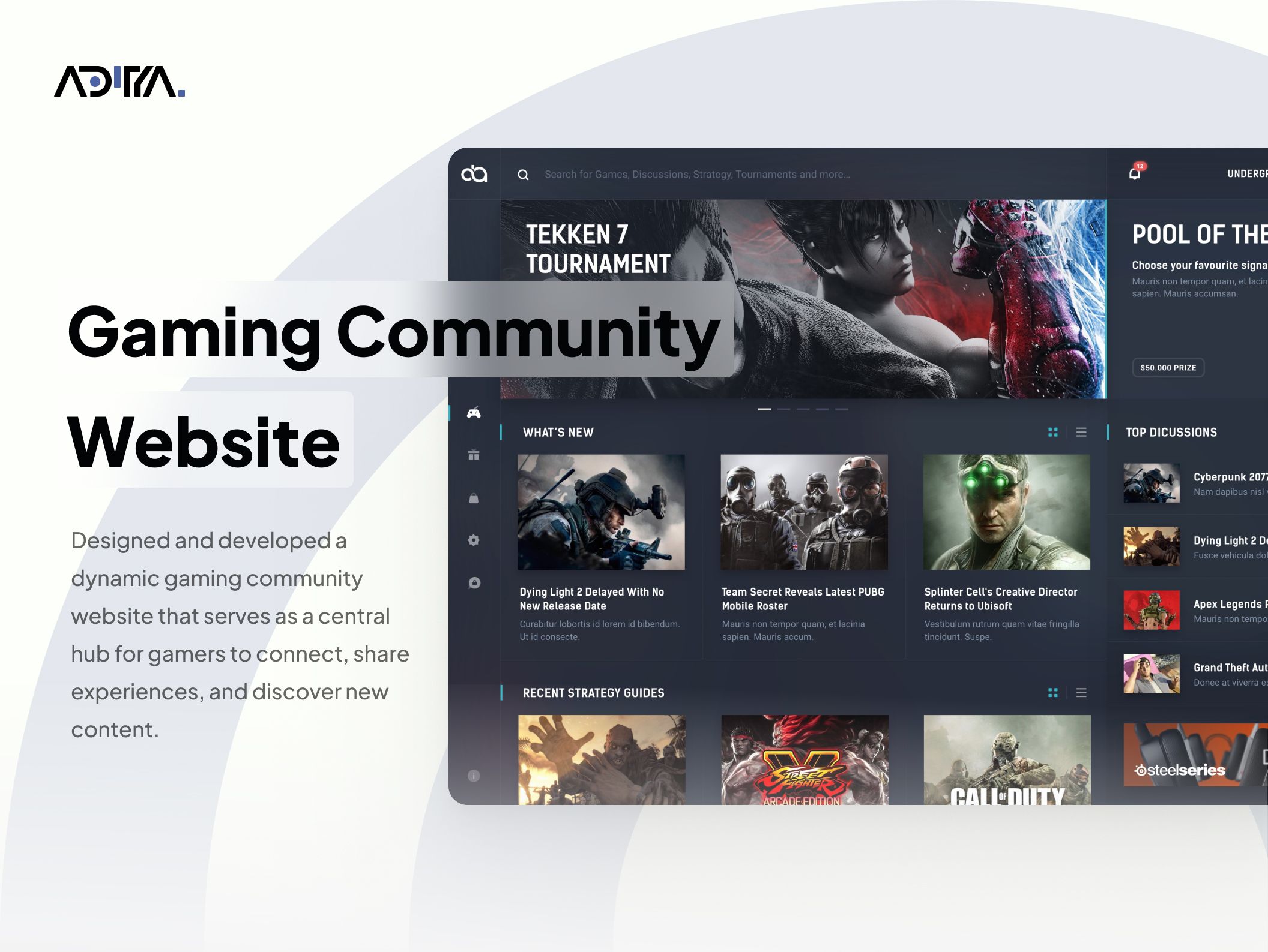 Gaming Community Website