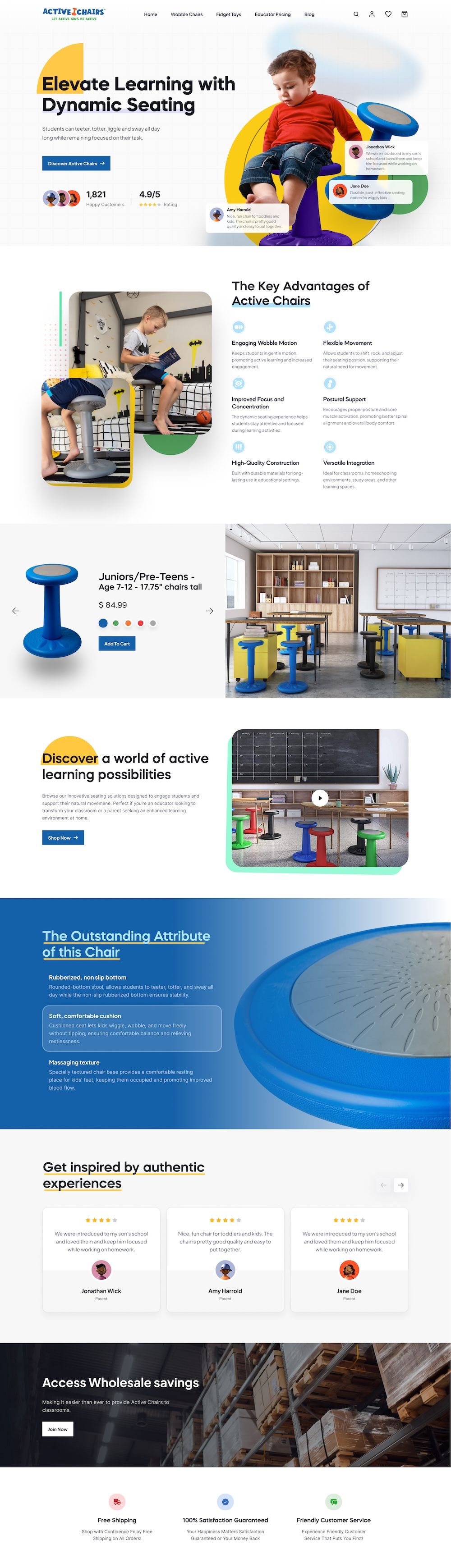 Active Chair Website