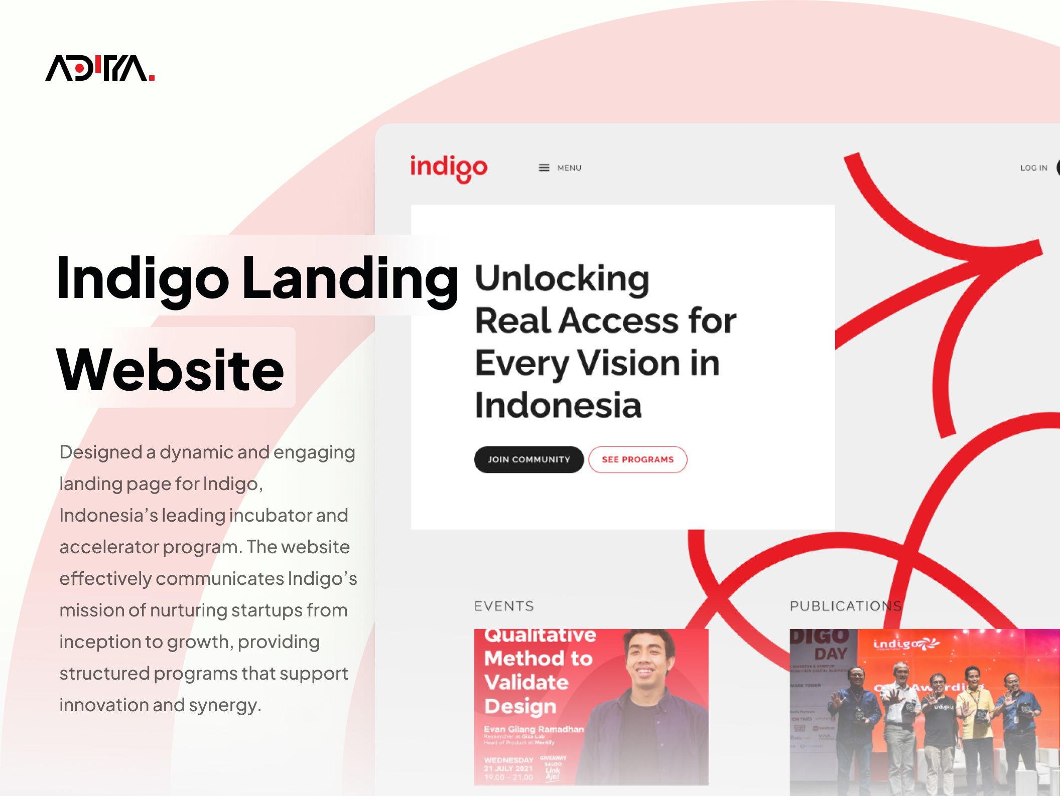 Indigo Landing Website